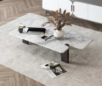 现代茶几3D模型下载